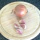 Onion and garlic for soup stock