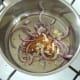 garlic and red onion is gently sauteed in curry powder and oil