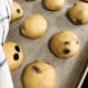 Transfer the balls onto a parchment paper.