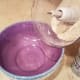 Then I dumped the oat flour into my mixing bowl.