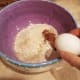 And then I cracked all six of my eggs.