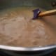 Add cream and milk. Mix well. Cook for about 5 minutes.