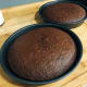 The cakes are cooked.