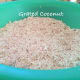 Grated coconut