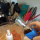 And your vanilla extract. Pulse until fluffy.