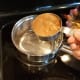 Add you sugar to a medium saucepan.