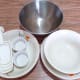 utensils for preparing cream dory