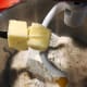 Then, combine the ingredients into a mixing bowl.