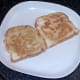 French toast is laid on serving plate
