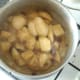 Stewed apples, pineapple and mincemeat
