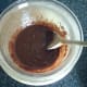 Melted chocolate and mincemeat removed from the heat