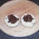 Mincemeat is spread on scones