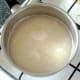 Oatmeal and water is brought to a simmer