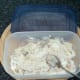 Ice cream is gently stirred every half hour as it freezes