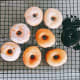 Rest the donuts into a rack.