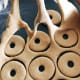 Take out the donuts and put them into a baking paper.