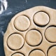 Use a donut cutter to shape the donut.