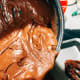 Transfer the batter into the prepared pan.