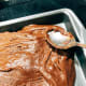 Spread the batter evenly.