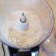 Pour your flour into the food processor.