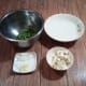 Some of the ingredients for adobong sitaw with crunchy fried tofu.