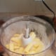 Cut up your cold butter into small chunks and process with your flour.