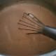 Cook the chocolate custard