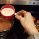 Then add your half and half and stir to mix.