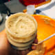 Fill the piping bag with the coffee cream mixture.