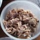 Shredded chicken.