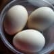Boiled eggs.