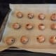 Roll your cookie dough into balls and space them out evenly on your cookie sheet.