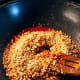 Combine the peanuts into the sauce.