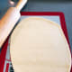 Using a rolling pin, roll the dough to your preferred thickness.