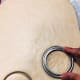 Use a round cutter to cut about 7 circles.