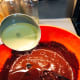 Add the vegetable oil into the mixture.