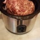 Then unwrap it and lay it in your Crock-Pot so it fits as well as possible into the bowl.