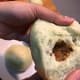Steamed buns with coconut jam filling. Palm sugar is used to sweeten the coconut jam.