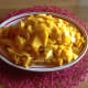 Chopped mangoes.