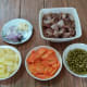 Some of the ingredients for the Igado.
