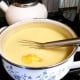Turn heat off, then add butter and vanilla.
