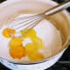. . .whisk eggs slowly into sugar. . .