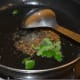 Step one: Heat the oil in a deep-bottomed pan. Add mustard seeds. Let them pop up. Throw in the cumin seeds. Let them crackle. Add curry leaves and saute.