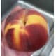 Peaches are furry, not to be confused with nectarines, which are smooth. Once ripe, they are ready to eat. We like to peel them, but other people don't.