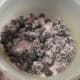 Add sugar to the blueberries.