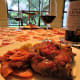 Here we are about to dine on the same dish except I have prepared it with pork chops instead of the country ribs. A tempranillo wine varietal pairs well with it.