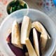 Cut and wash the eggplant.
