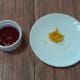 The ingredients for the curry ketchup recipe.