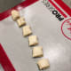 The remaining dough.