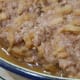 There's lots of delicious meat juices after steaming. Spoon some of them onto your rice!